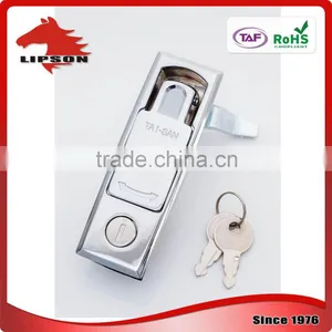 LM-727-3 Food Service Equipment Metal Cabinet Door Plane Lock thumbnail-1