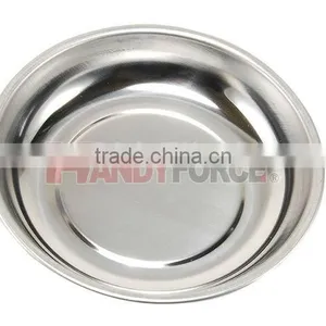 Stainless Steel Round Magnetic Tray / Auto Repair Tool / General Tool thumbnail-1