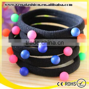 Pearls Elastic Band Hair Ring, Hair Ponytai Rings thumbnail-5