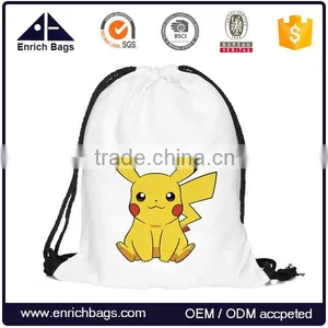 New Arrive Popular Pokemon Backpack Cotton Drawstring Bag thumbnail-2