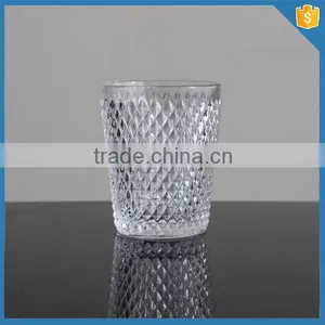 LXHY-T065 Double Old Fashioned Drinkware Diamond Crystal Wine Glass Juice Tumbler Glass thumbnail-2