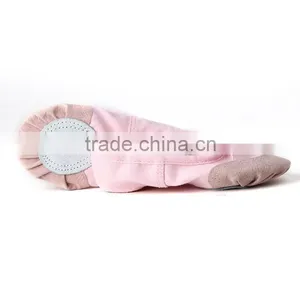 Baby Professional Ballet Shoes Soft Sole Leather Baby Girls Ballet Shoes thumbnail-4