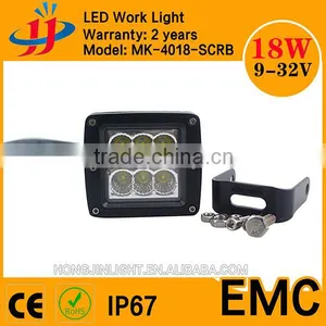 Good Performance 18W LED Work Light Motorcycle ATV 4 Inch Waterproof Led Lights for Cars thumbnail-1