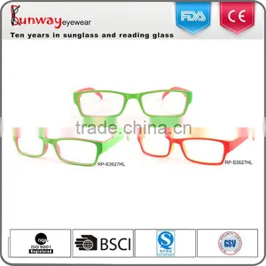 Cute Fashion Candy Color Combination Quality Design Eyewear Frame Wholesale Reading Glasses thumbnail-1