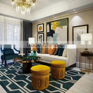 Modern Design Glow Carpet Handmade Carpets, Woollen Rugs, Shenzhen Carpet thumbnail-1