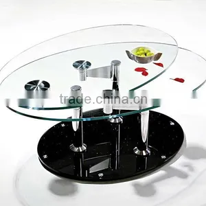 2014 Glass Top Round Dining Table thumbnail-1