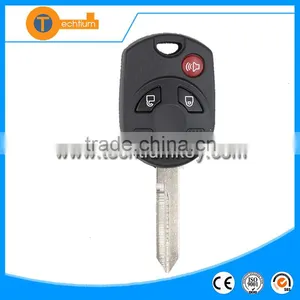 3 Button Universal Transponder Remote Key Shell Without Logo With Uncut Blade for Ford Transit Fiesta Focus thumbnail-2