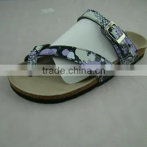 PU Ladies Cork Slippers thumbnail-1