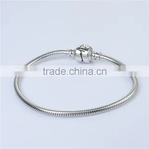 Wholesale 925 Sterling Silver European Charm DIY Bracelet BR008 thumbnail-5