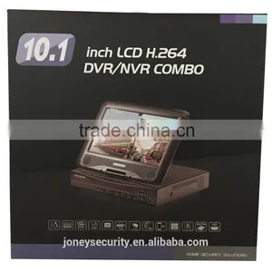 10.1 Inch LCD Monitor 4 Channel POE IP Camera Input CCTV Security POE NVR thumbnail-6