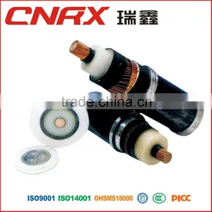 Made in China Yueqing Ruixin Group 0.6/1 kv Cu / AI Conductor XLPE Insulated PVC / PE Sheath Single Core Power Cable thumbnail-1
