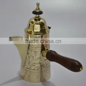Brass Arabic Turkish Coffee Pot thumbnail-1
