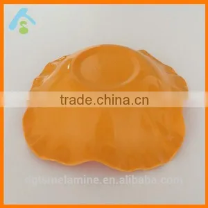 High Quality Flower Shaped Melamine Plate Set in Assorted Color thumbnail-5