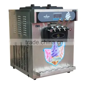 Three Flavors Table Top Soft Serve Ice Cream Machine/High Quality Table Top Soft Serve Ice Cream Machine thumbnail-2