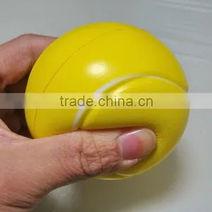 6.3cm PU Foam Stress Foam Toy Soccer Balls Sponge Neon Color Rubber Balls thumbnail-5