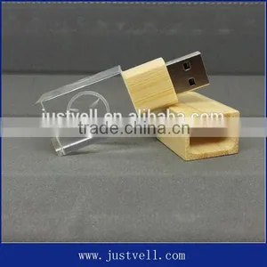 Wood Crystal Usb Flash Drive 1-64GB Bulk 1gb Customized Usb thumbnail-1