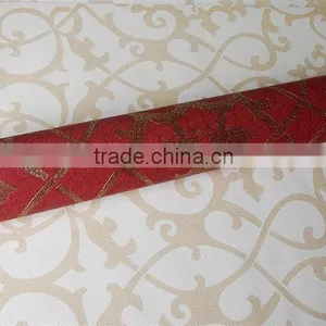 Red Pvc Vinyl String Heavy Wallpaper From Most Professional Wallpaper Manufacturer thumbnail-3