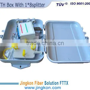 Outdoor Fiber Optic Terminal Box,Distribution Box,splitter Box;FTTH Box WIth 1*8 Splitter thumbnail-3