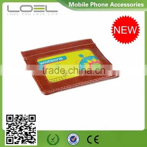 Cheap Leather ID Card Case, Cheap Leather Credit Card Holder thumbnail-4