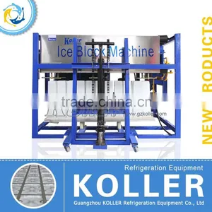 Direct Cooling Block Ice Machine With PLC Program System thumbnail-1