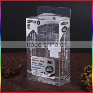 Hot Sale Products Fancy Printing Clear Pvc Box for Pen Packaging thumbnail-1