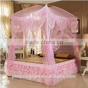 Princess Bed With Lace Curtain Canopy Mosquito Net Decorative Mosquito Netting thumbnail-2