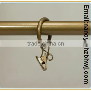 2" Golden Dapery Clip Rings thumbnail-1