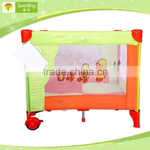 Square Playpen Baby Furniture, Folding Baby Playpen Bed, Portable Outdoor Playpens thumbnail-1