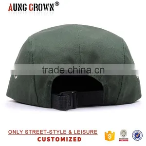 Flat Brim Design Your Own 5 Panel Hat Cap thumbnail-5