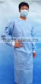Dental Blue Nonwoven Disposable Gown thumbnail-1