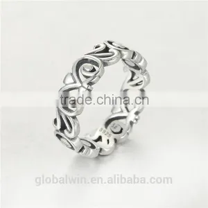 Fine Jewelry Value 925 Sterling Silver Heart Rings For Sale thumbnail-5