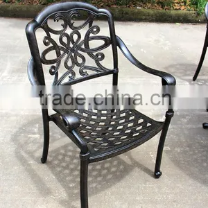 2016 Hot Selling New Design Cast Aluminum 4 Seats Round Garden Set thumbnail-4