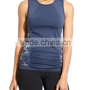 Custom Logo Yoga Vests Gym Tank Top Workout Sports Wear Fashion Tank Top Women thumbnail-3