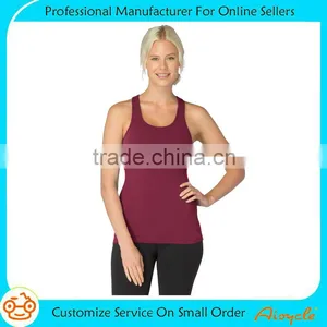 2016 Newest Tank Top Women Sports Active Wear Clothing for Running Yoga Jogging thumbnail-1