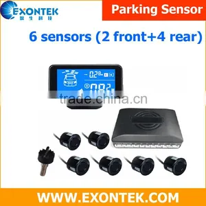 Wholesale Ultrasonic Rear Reverse Garage Parking Sensor Parktronic With LCD Display, Front and Rear Distance Showing Together thumbnail-1