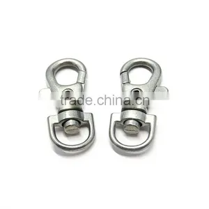 Nickle Plated Lobster Claw Swivel Clasps For Key Ring thumbnail-2