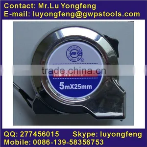 Steel Tape Measure With Chrome Plated Case Series 78-1 thumbnail-1