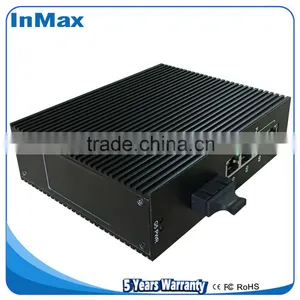 5 Ports Din Rail Full Gigabit Switch, Unmanaged PoE Industrial Grade Network Switches P505B thumbnail-4