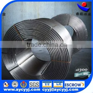 China Calcium Silicon Cored Wire Supplier Si50 Ca30 Made in Chinese Factory thumbnail-1