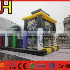 Newest Inflatable Amusement Slide, Inflatable Slide Plane Type Bouncy Combo thumbnail-2