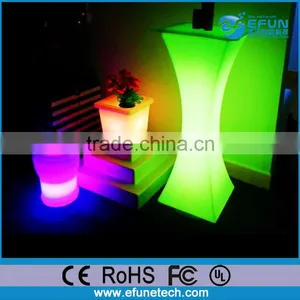 Rechargeable Color Changing Led Bar Table,nightclub Illuminated Led Furniture thumbnail-3