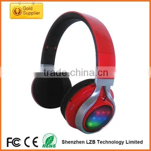 2015 Brand New Bluetooth Wireless LED Headphones With Mp3 Player thumbnail-1