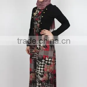 Modern Islamic Women Clothing Beautiful Islamic Wear Abaya Turkish Manufacturer thumbnail-1