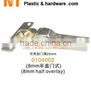 40mm Thick Door Concealed 8mm Half Overlay Hinge thumbnail-1