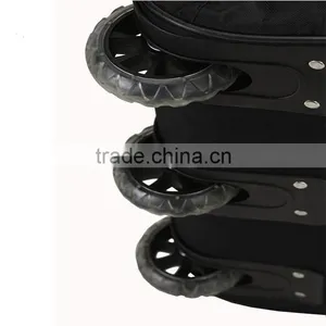 40 Inch Black Fashion Vintage Style Luggage thumbnail-2