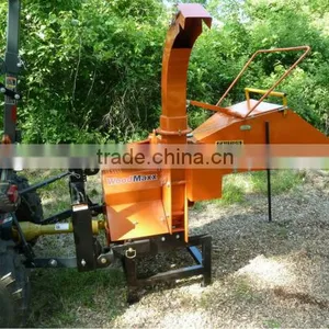 CE Certificate PTO Driven Wood Chipper TH-8 With Hydraulic Feeding Rolls for Sale, PTO Powered thumbnail-1