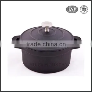 High Quality Kitchen Casserole Enamel Cast Iron Wok Pan thumbnail-1