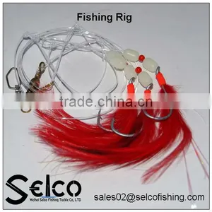Colorful Feather Fishing Sabiki Rigs thumbnail-1
