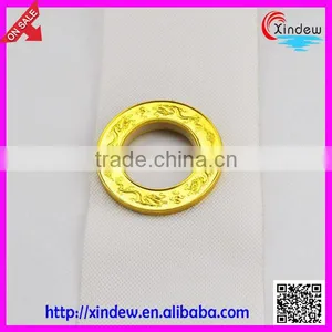 Best Quality Gold Eyelets White Curtain Tape With Rings thumbnail-1