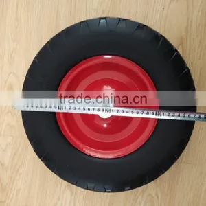 4.80/4.00-8 Rubber 16 Inch pu Foam Wheel thumbnail-1